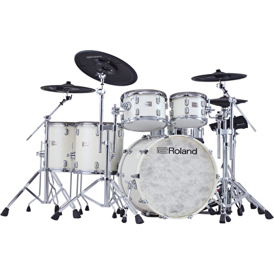 ROLAND VAD716 V-Drums Acoustic Design Pearl White Elektronik Davul Seti